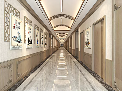 New Chinese Aisle 3d model