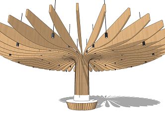 Modern column modeling column 3d model