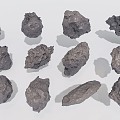 Space Asteroid Meteorite Rock Space Meteorite Rock Asteroid Rock Landscape Stone Space Stone 3d model