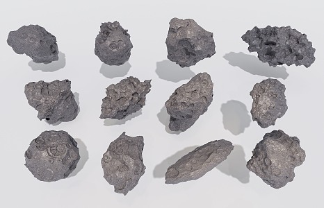 Space Asteroid Meteorite Rock Space Meteorite Rock Asteroid Rock Landscape Stone Space Stone 3d model