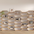 Modern Creative Bookshelf Modern Lattice Bookshelf Lattice Storage Rack Free Combination Bookshelf Combination Storage Rack Storage Rack 3d model
