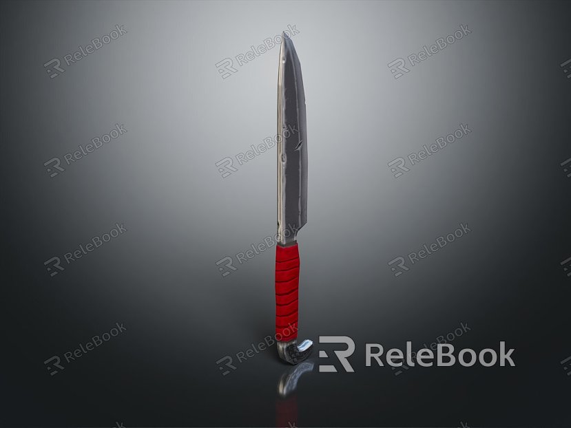 Modern Dagger Cartoon Dagger Animation Dagger Sword model