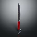 Modern Dagger Cartoon Dagger Animation Dagger Sword 3d model
