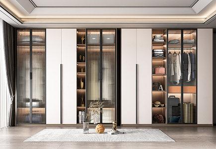 Modern wardrobe 3d model