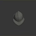 Ancient Medieval Metal Warrior Helmet With Spiked Top And Face Guard Design