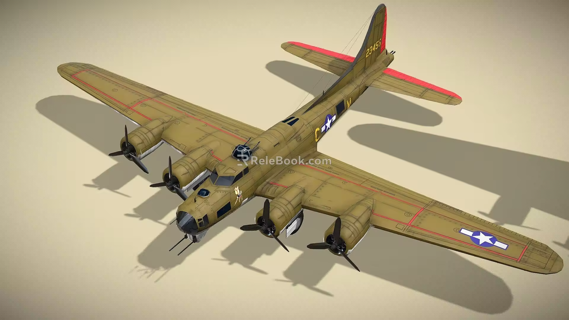 Boeing Flying Fortress 3d model