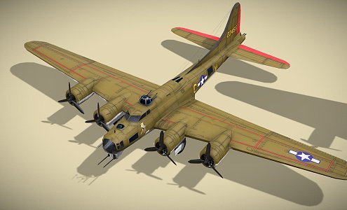 Boeing Flying Fortress 3d model