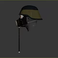 Modern gas mask sci-fi gas mask gas mask respirator 3d model