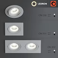 Downlights And Spotlights Featuring ON 200 ON 201 ON 202 Models White Black Color Options