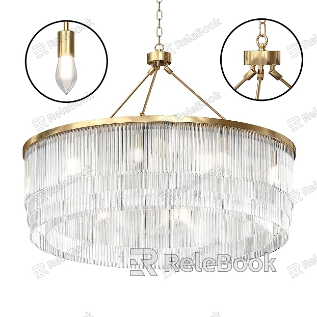 Chandelier lamp chandelier ceiling lamp fashion simple household appliances lamps home lampshade crystal lamp model