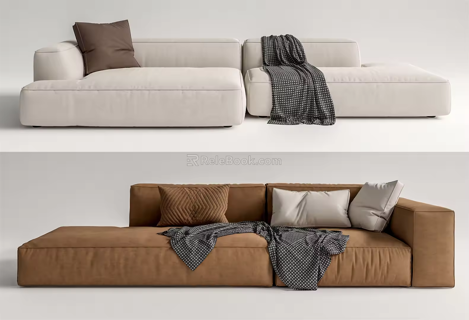 Modern Multiplayer Sofa 3d model