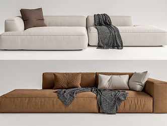 Modern Multiplayer Sofa 3d model