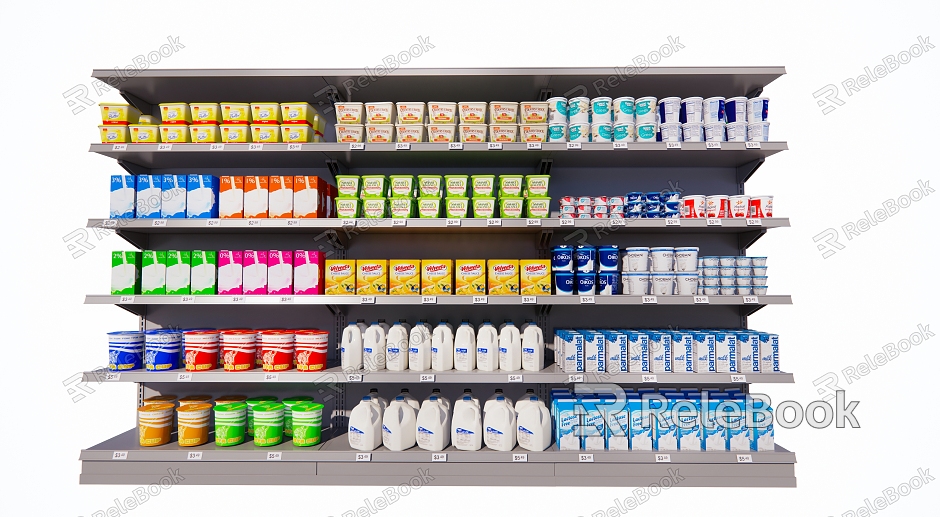 Beverage snack shelf model