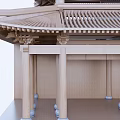 ancient building components bucket arch mortise and tenon structure bucket arch composite building structure 3d model