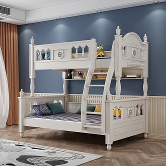 Modern Bed-and-out Children Bed-and-out 3d model