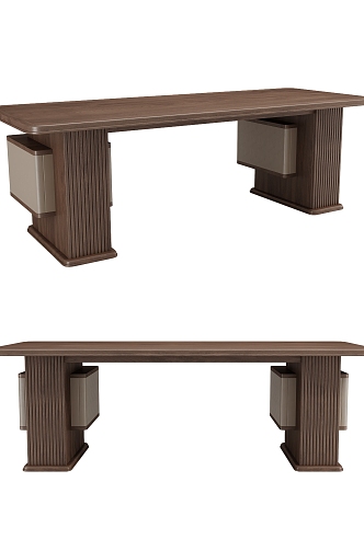 New Chinese Style Desk Writing Desk Class Desk Tea Table Tea Table 3d model