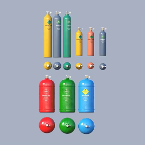 Gas tank LPG tank Natural gas tank 3d model