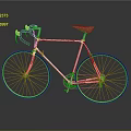 White Modern Road Bicycle With Black Handlebar Orange Saddle And Reflective Surface On Gray Background