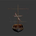 modern ship ancient ship ancient warship large ancient ship ancient warship 3d model