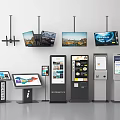 Modern self-service machine 3d model
