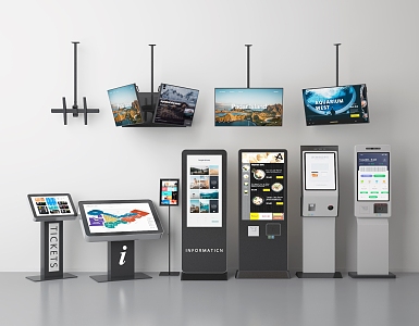 Modern self-service machine 3d model