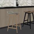 Bar Chair Bar Stool High Stool 3d model