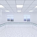 Modern laboratory through cabinet laboratory 3d model