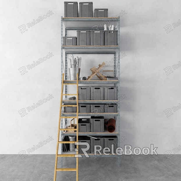 Industrial LOFT Storage Rack Rack model