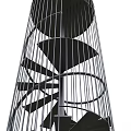 Modern Spiral Staircase With Metal Railing And Sleek Contemporary Design Structure