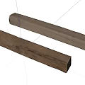 Natural Long Wooden and Stone Planks with Rough Surface for Construction 3d model