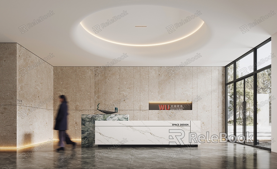 Reception Desk model