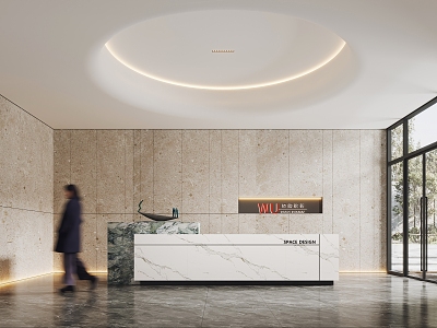 Reception Desk model