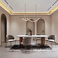 Modern Beauty Hair Salon Interior With Warm Pink Beige Tones Arched Doorways And Orange Chairs