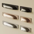 Modern Metal Cabinet Handles In Black Gold And Silver Finishes For Furniture
