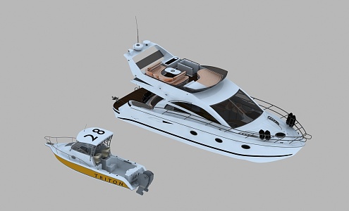 Yacht 3d model