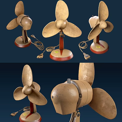 Industrial LOFT Fan 3d model