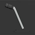 Practical Household Cleaning Tool With Black Handle Silver Rod And Square Base