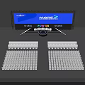 MORE 2019 Data Summit Stage Setup With Colorful POWER Letters And Company Logos