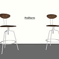 Modern Middle Ancient Bar Chair Bar Chair 3d model