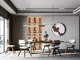 Modern Restaurant 3d model