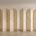 Silent Screen Rattan Screen 3d model