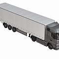 large box truck 3d model