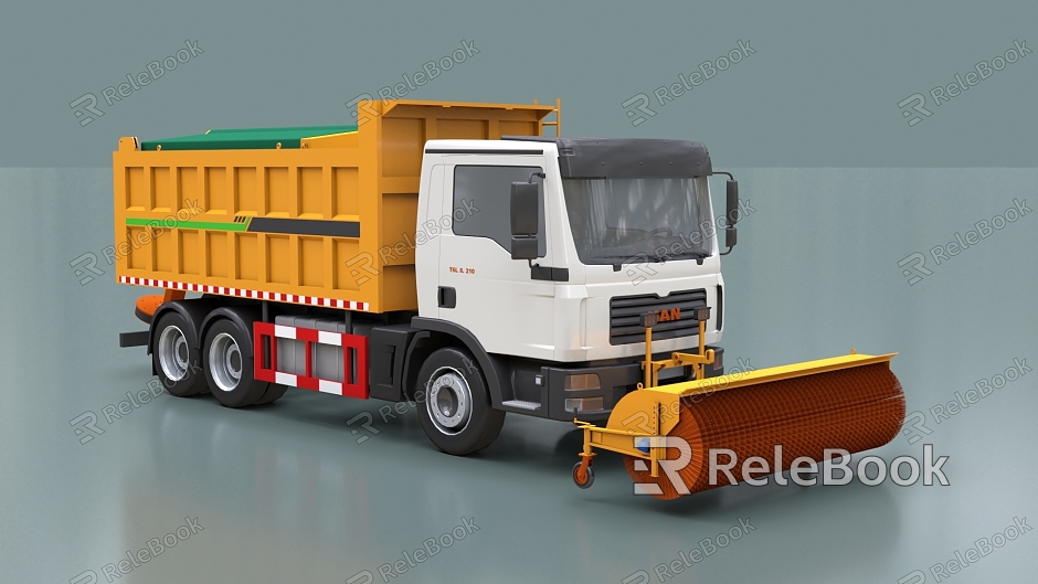 Snowplow Construction vehicle model