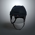Black Sports Helmet With Transparent Visor And Protective Design For Safety