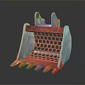 Engineering vehicle claw Engineering vehicle Construction vehicle Construction vehicle Construction vehicle Large transport vehicle Engineering vehicle Infrastructure equipment 3d model