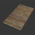 Wooden Pallet Structure With Natural Wood Slats And Rectangular Design