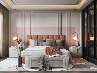 Modern Children's Room Children's Room Daughter Room 3d model