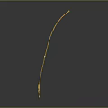 Women's Elegant Gold Necklace With Delicate Chain And Diamond Pendant Drop Design