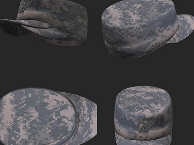 Hat Camouflage Cap Military Training Cap Military Hat Duck Tongue Hat Chinese Army Security Fire Officers and Soldiers Brother Hat Soldier Hat Camouflage Cap Military Cap Military Sergeant Hat 3d model