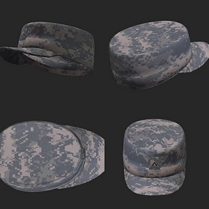 Hat Camouflage Cap Military Training Cap Military Hat Duck Tongue Hat Chinese Army Security Fire Officers and Soldiers Brother Hat Soldier Hat Camouflage Cap Military Cap Military Sergeant Hat 3d model